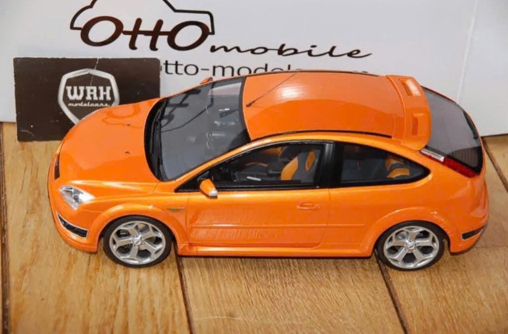 1:18 FORD FOCUS MK2 ST orange Otto mobile OT961 in doos WRH, Hobby en Vrije tijd, Modelauto's | 1:18, Verzenden, Zo goed als nieuw