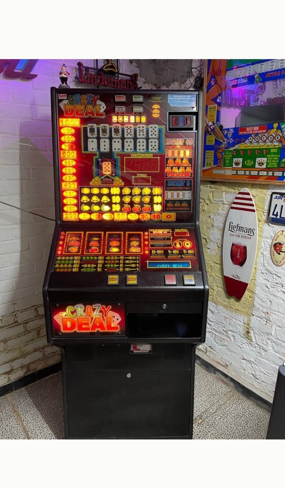 Prachtige goedspelende Grazy deal, Verzamelen, Automaten | Gokkasten en Fruitautomaten, Euro, Ophalen of Verzenden, Gebruikt, Met sleutels