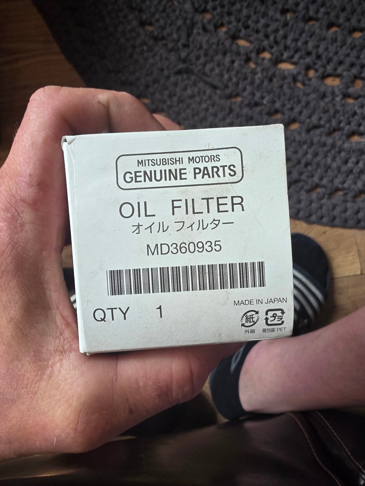 Origineel Mitsubishi Motors Oliefilter MD360935, Ophalen of Verzenden, Nieuw, Mitsubishi