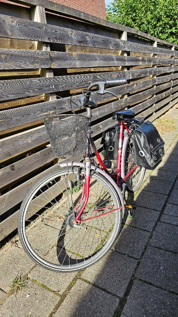 Dames fiets 28, Ophalen, Terugtraprem, Sparta, Versnellingen
