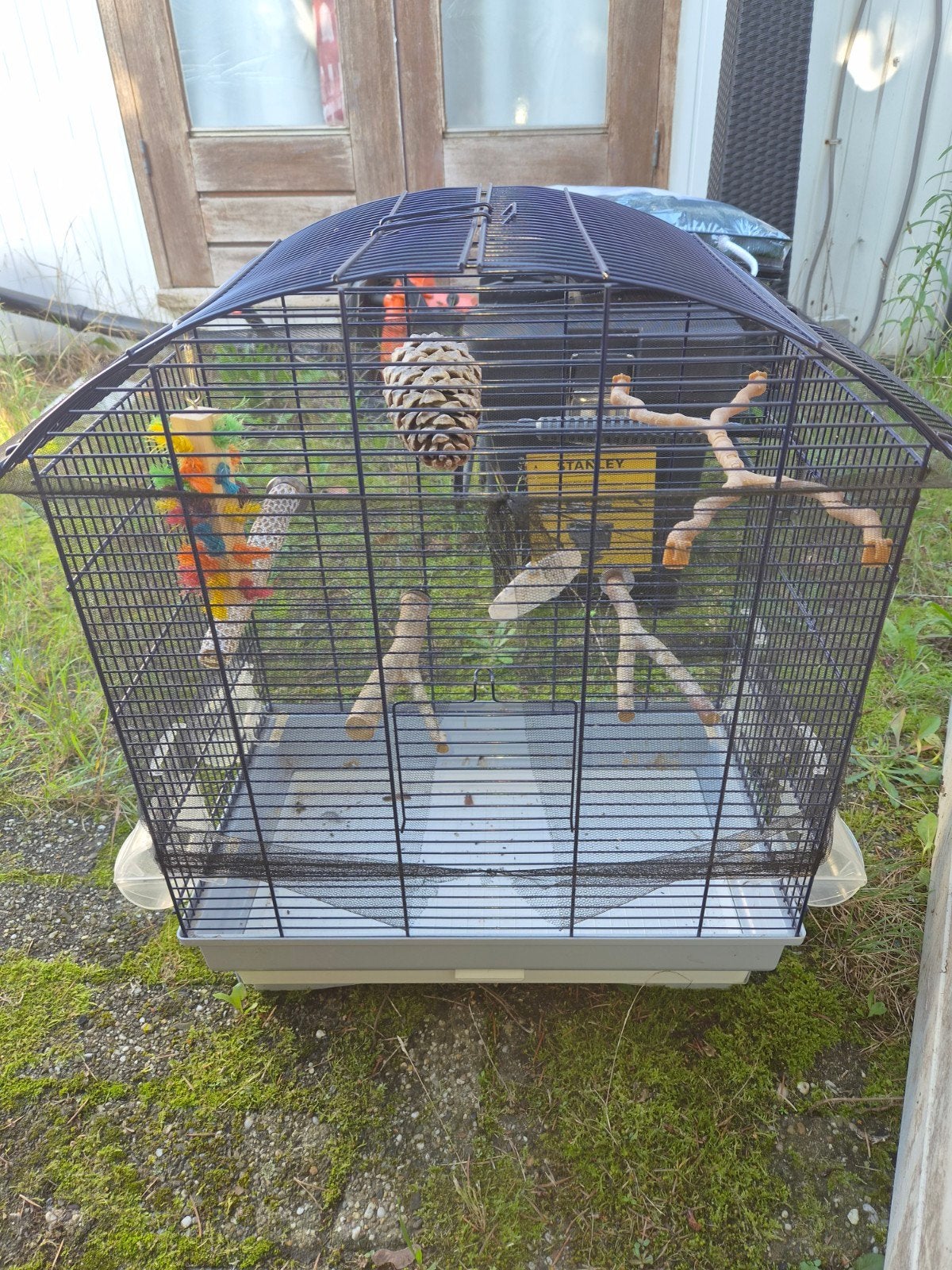 vogelkooi, Ophalen of Verzenden, Zo goed als nieuw, Metaal, Vogelkooi