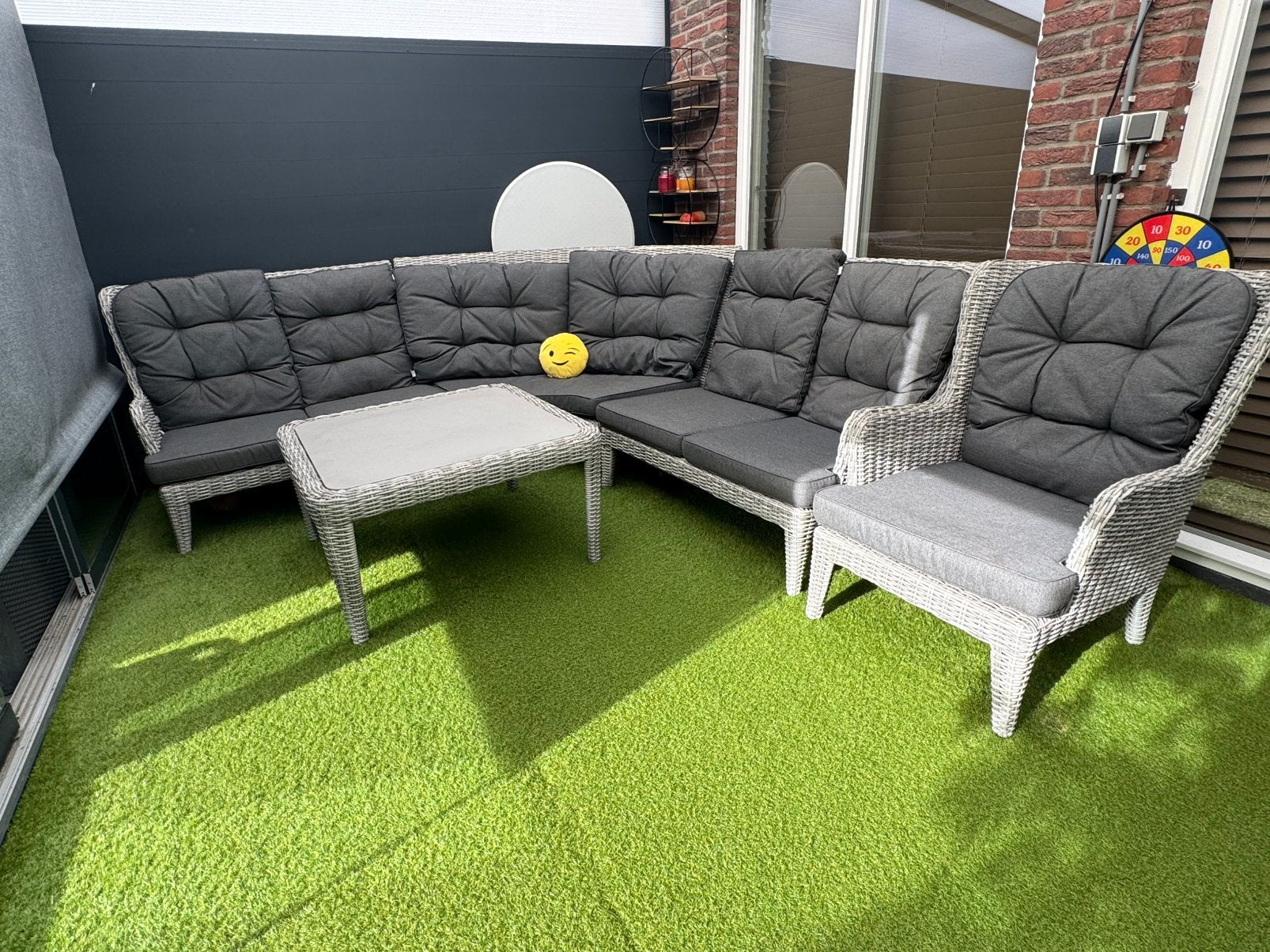 tuinset of loungeset, Ophalen, Zo goed als nieuw, Aluminium
