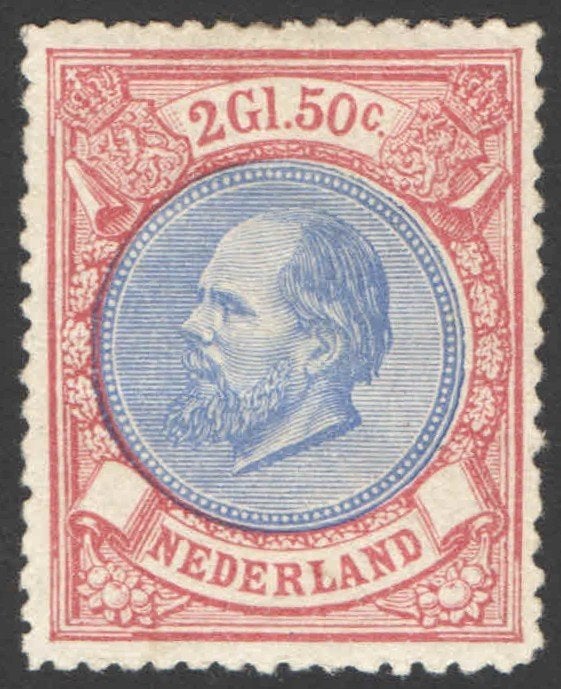 Nederland NVPH nr 29 ongebruikt Koning Willem III 1872, Postzegels en Munten, Postzegels | Nederland, Ophalen of Verzenden, T/m 1940