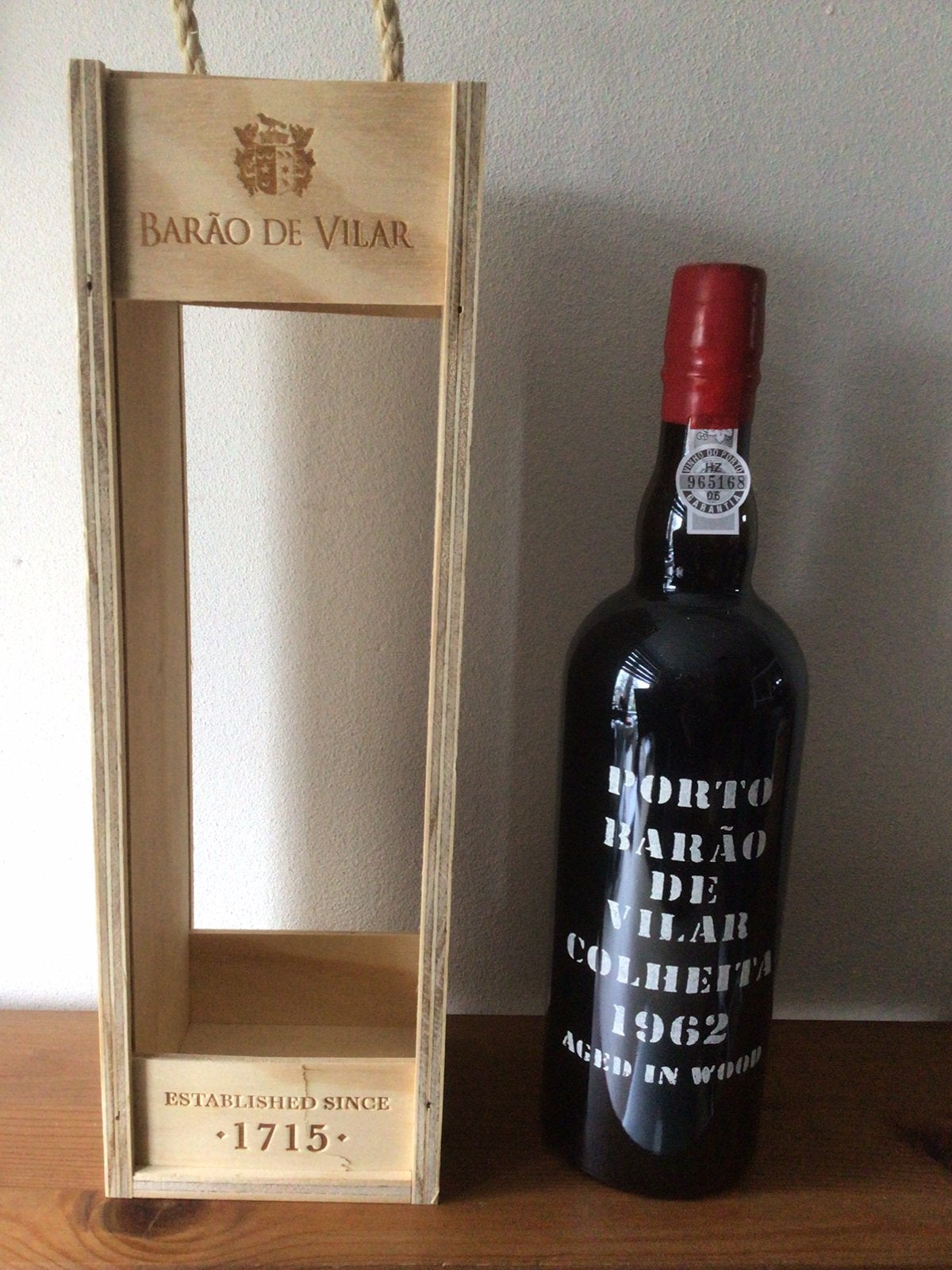 Barao de vilar colheita port van 1962, Verzamelen, Nieuw, Ophalen of Verzenden, Vol, Overige gebieden
