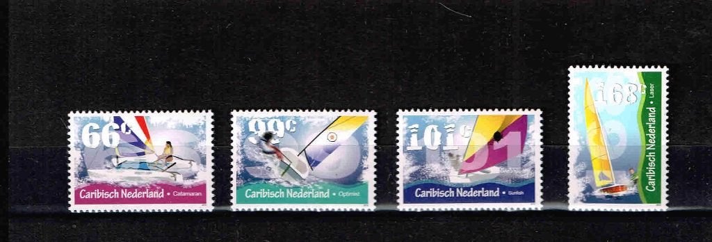 Caribisch Nederland 23/26 zeilsport 2012 /1ca7.7, Verzenden, Postfris