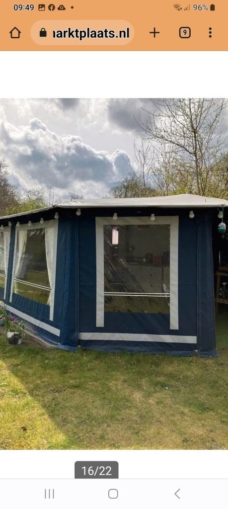 LMC Munsterland 490 k1 met ruime voortent, Caravans en Kamperen, Kachel, Rondzit, Dwarsbed, Particulier