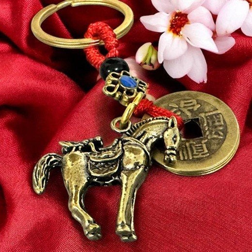 Paard 'Lucky Horse' met Fen Shui munten in Cadeauverpakking, Ophalen of Verzenden, Nieuw
