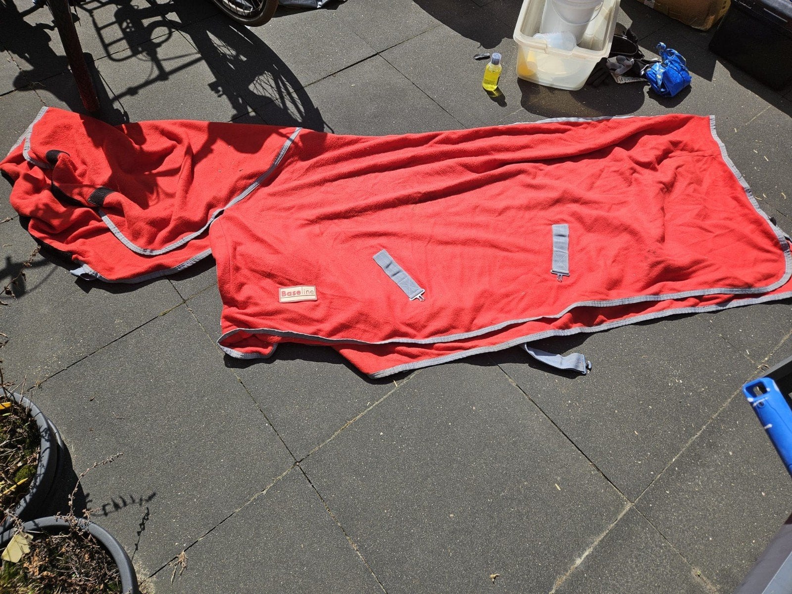fleecedeken maat 215, Ophalen of Verzenden, Gebruikt