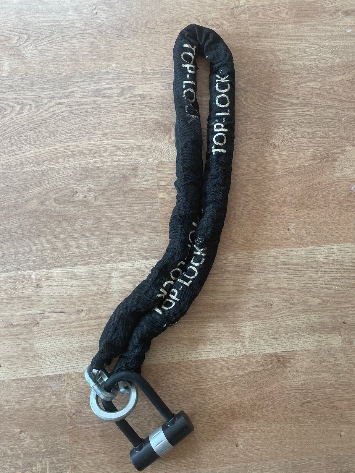 TOP-LOCK Kettingslot met ART-keurmerk, Ophalen, Zo goed als nieuw, Kettingslot