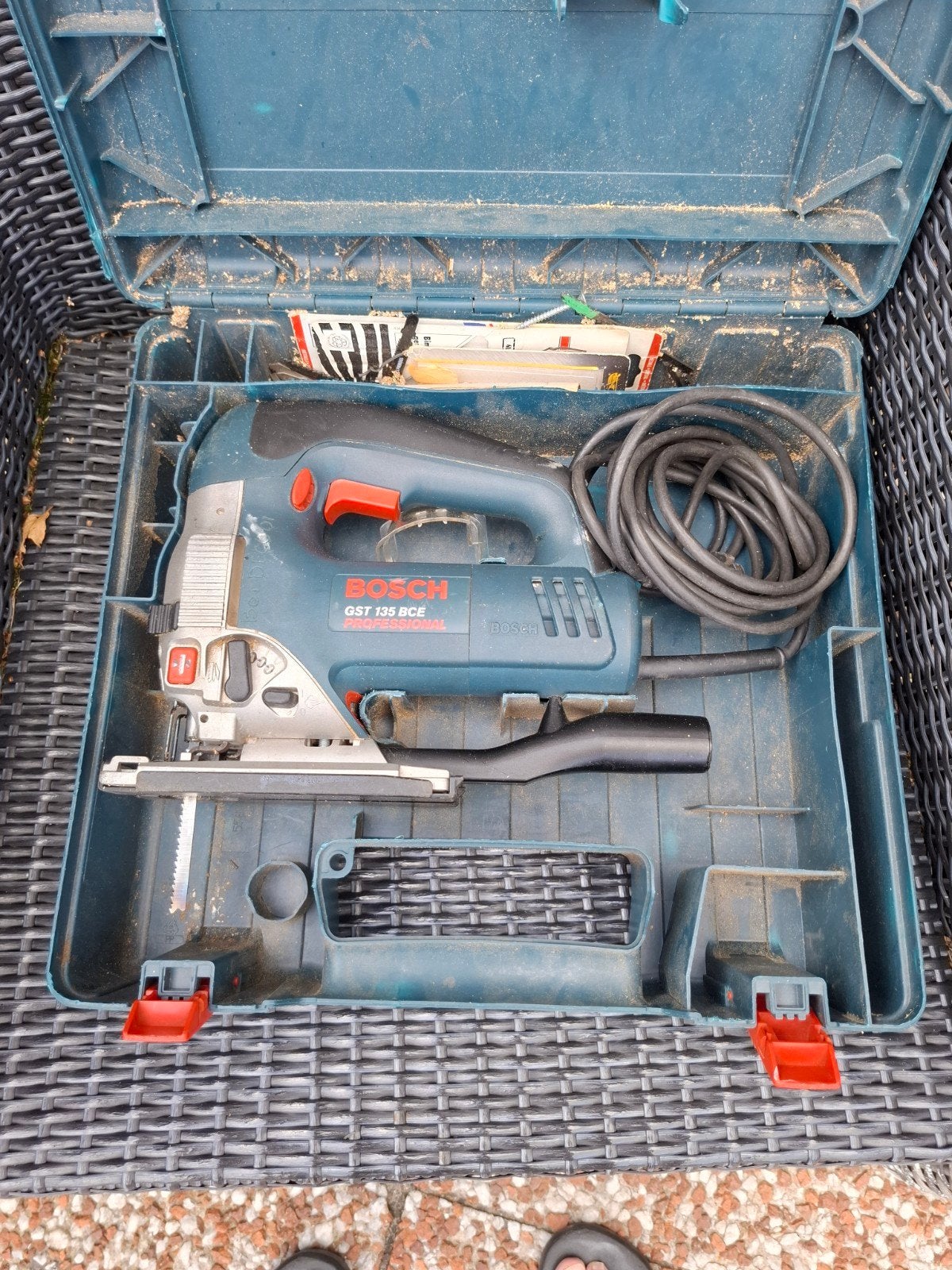 Bosch Decoupeerzaag machine 720 Watt, Decoupeerzaag, Ophalen of Verzenden, Zo goed als nieuw, 30 tot 70 mm