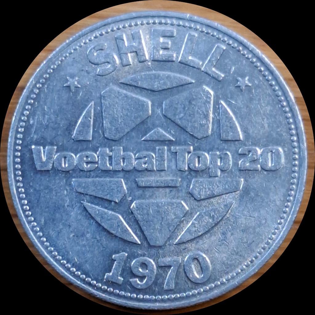 173# KNVB Shell voetbal top 20 1970 Ruud Krol, Verzamelen, Sportartikelen en Voetbal, Ophalen of Verzenden, Overige binnenlandse clubs