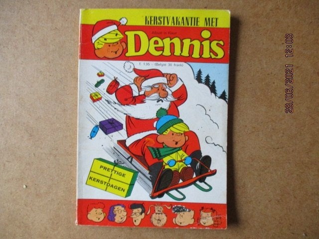 adv4676 kerstvakantie met dennis, Boeken, Stripboeken, Eén stripboek, Ophalen, Gelezen