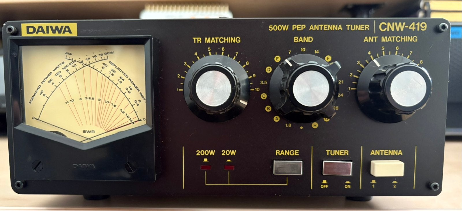 Daiwa 419 antenne tuner, Telecommunicatie, Ophalen of Verzenden, Gebruikt