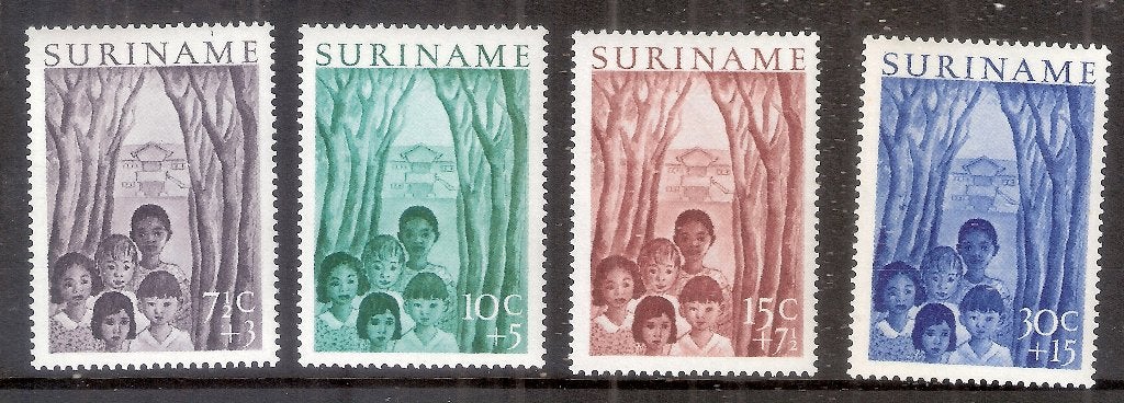 Suriname NVPH nr 312/315 postfris., Ophalen of Verzenden, Postfris