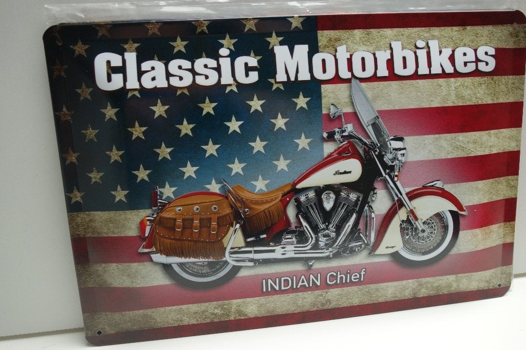 INDIAN CHIEF MOTOR BORD uit serie CLASSIC MOTOREN, Ophalen of Verzenden, Nieuw, Motoren