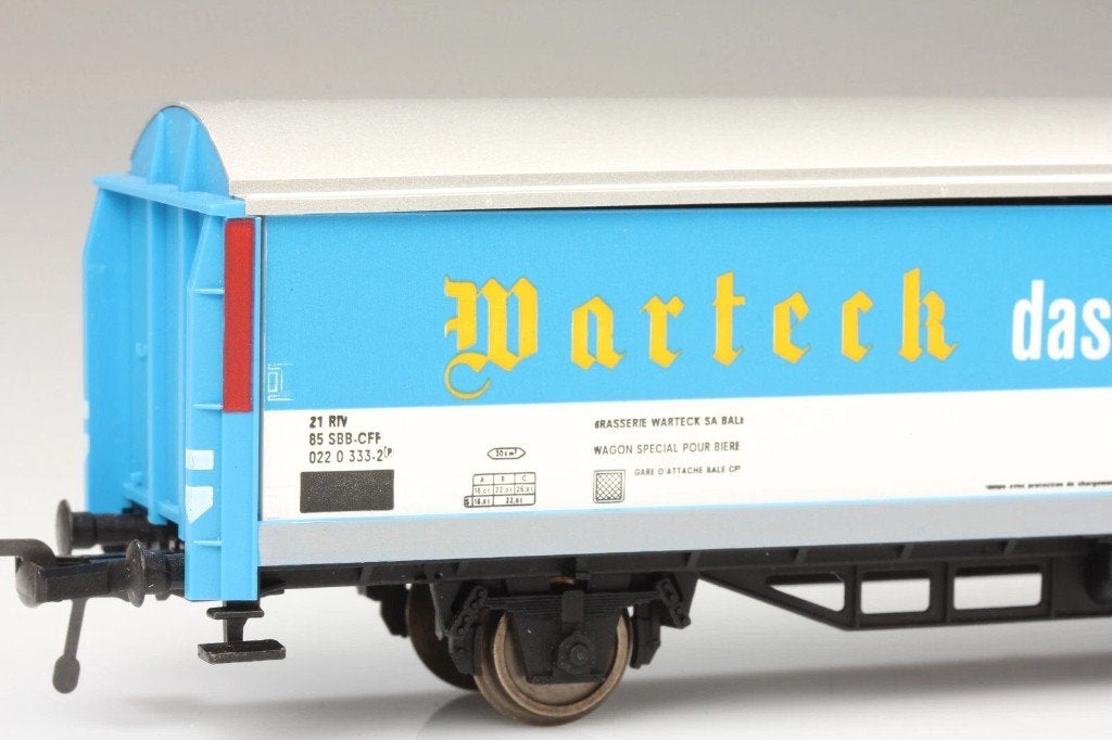 FLEISCHMANN 5337: bierwagon Warteck Basel, Gelijkstroom, Fleischmann, Wagon, Ophalen of Verzenden
