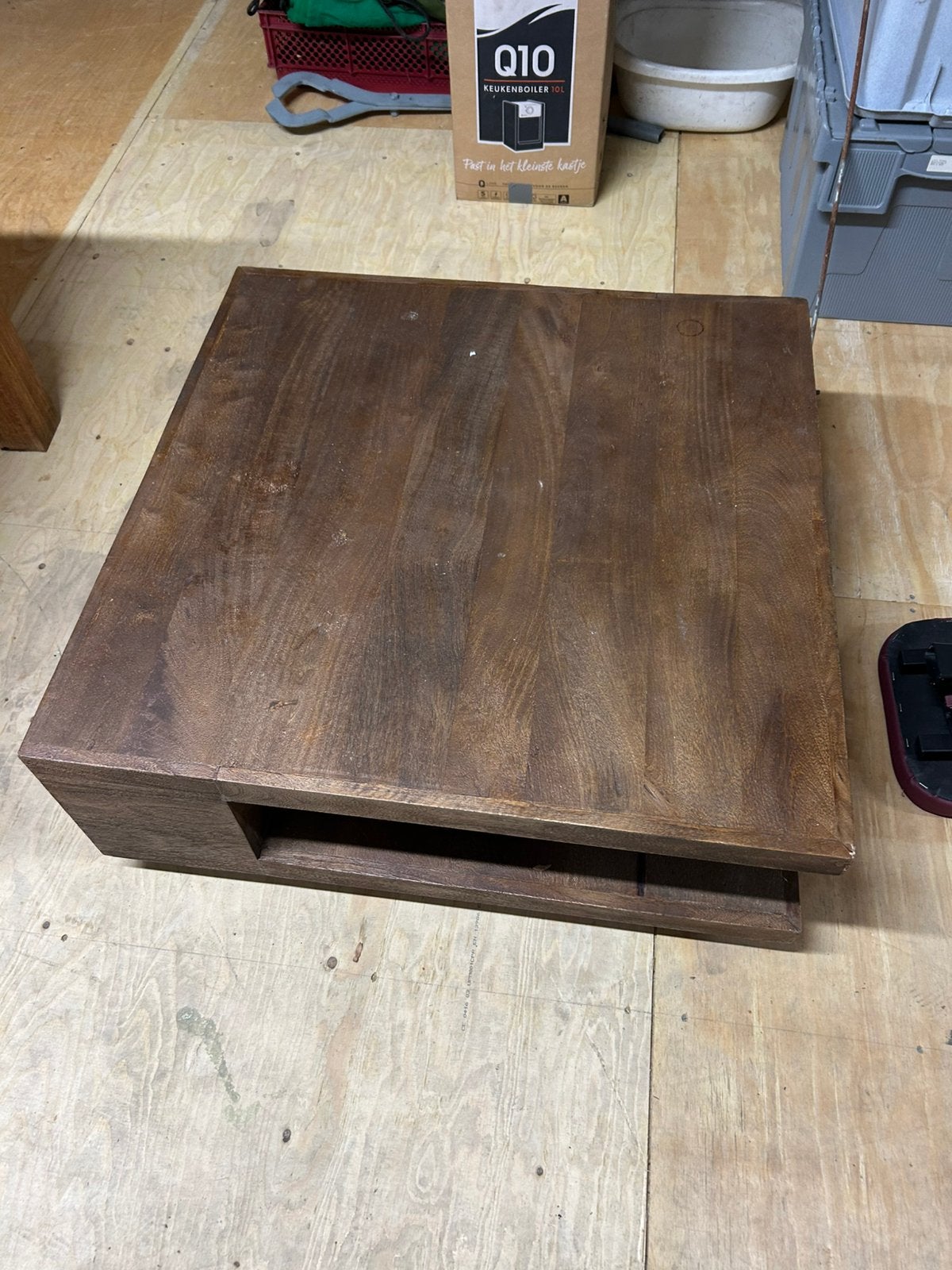 Te koop salontafel, Huis en Inrichting, Ophalen, 100 tot 150 cm, Rond, 50 tot 100 cm