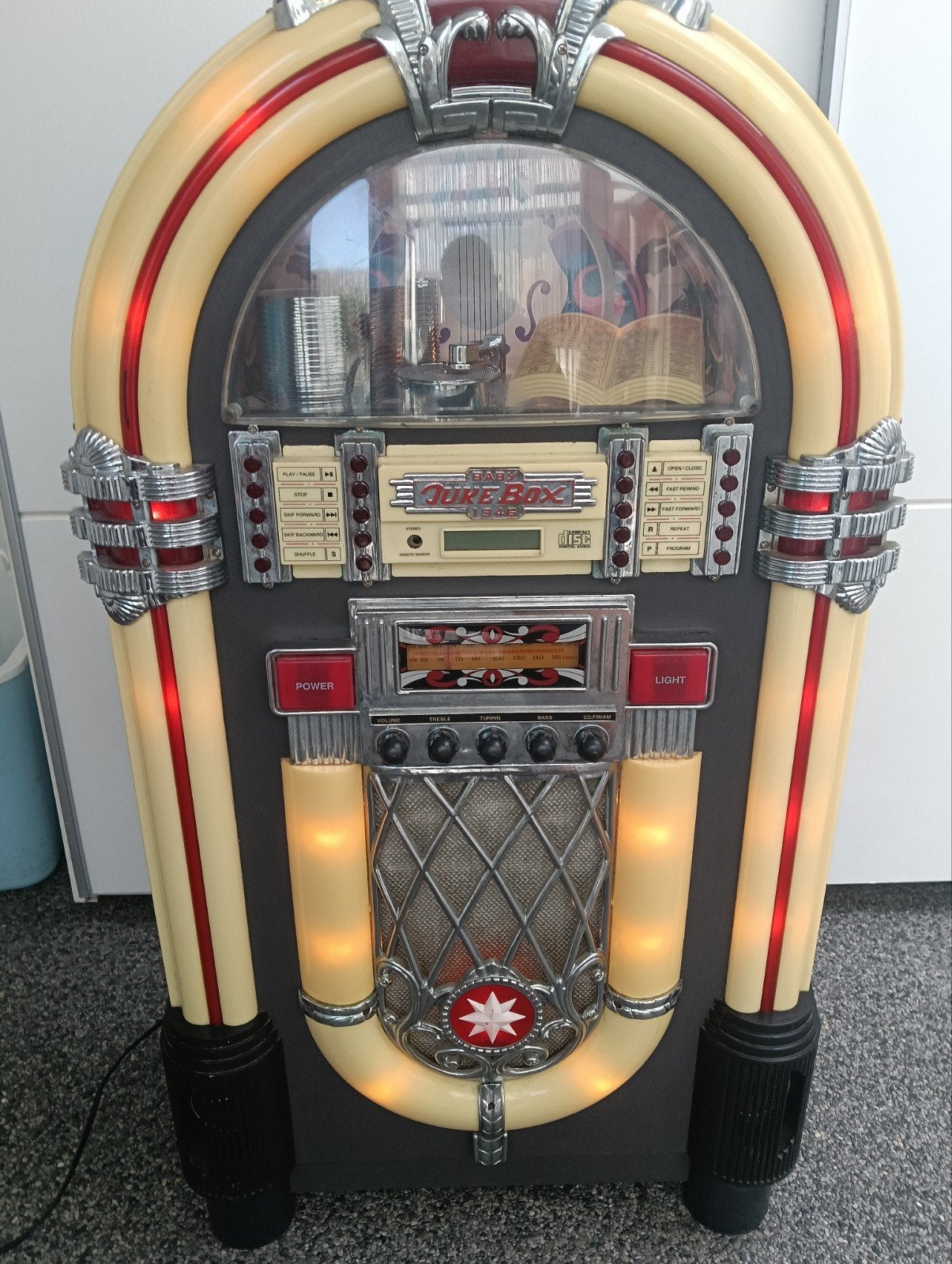 Baby Jukebox met CD-speler en verlichting, Verzamelen, Ophalen of Verzenden, Gebruikt, 1970 tot heden, Overige merken