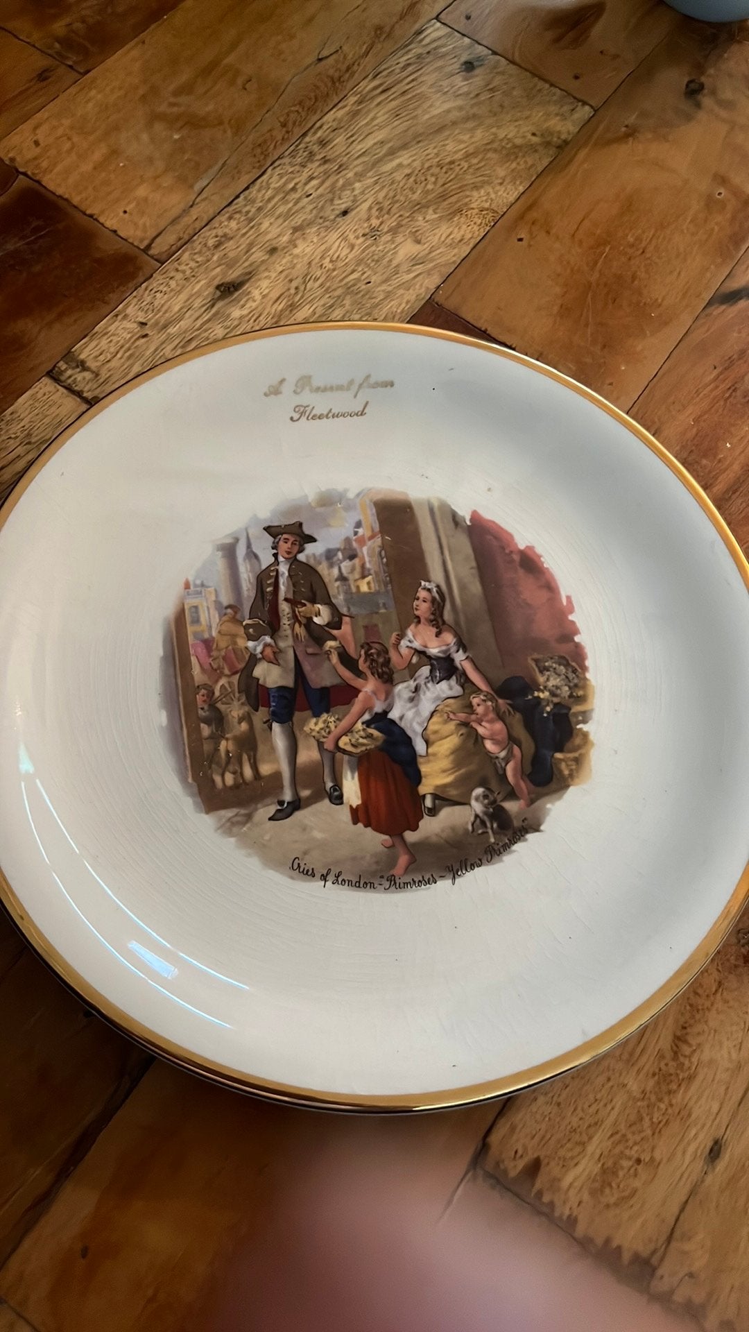 Vintage verzamelbord ‘Cries of Londen’, Ophalen of Verzenden