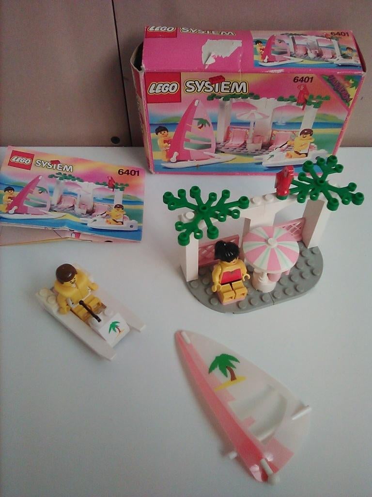 Lego 6401 Seaside Cabana Paradisa, Gebruikt, Overige thema's, Ophalen of Verzenden, Lego
