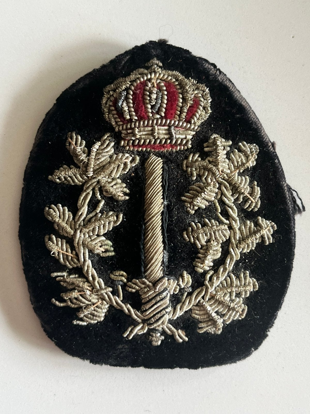 Belgische politie petembleem, Ophalen of Verzenden, Marine, Nederland, Embleem of Badge