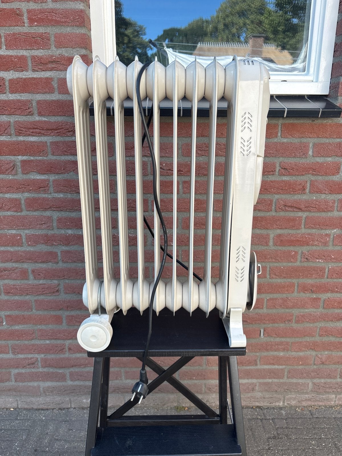 Elro Oliegevulde Radiator - Draagbare Elektrische Kachel, Doe-het-zelf en Verbouw, Ophalen, Gebruikt, Radiator, Minder dan 60 cm