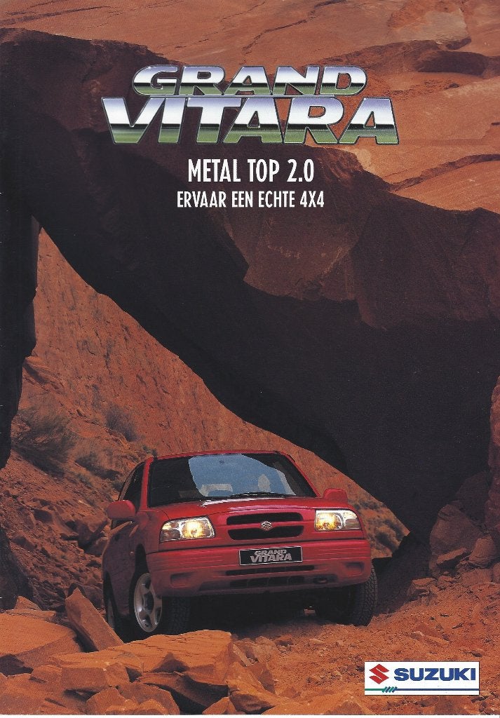 Brochure Suzuki Grand Vitara 1999, Ophalen of Verzenden, Gelezen, Overige merken