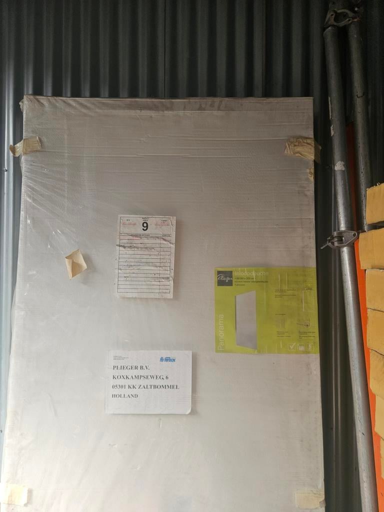 Inloopdouche (veiligheidsglas), Doe-het-zelf en Verbouw, Platen en Panelen, Ophalen of Verzenden, Nieuw
