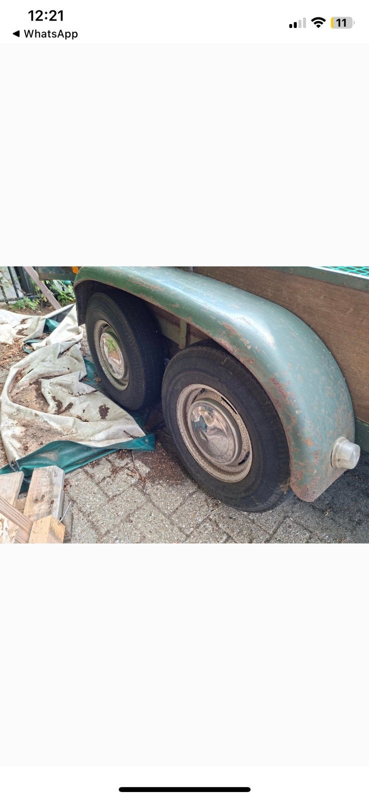 Dubbel asser, Doe-het-zelf en Verbouw, 100 liter of meer, Ophalen of Verzenden, Zo goed als nieuw, Transportkar