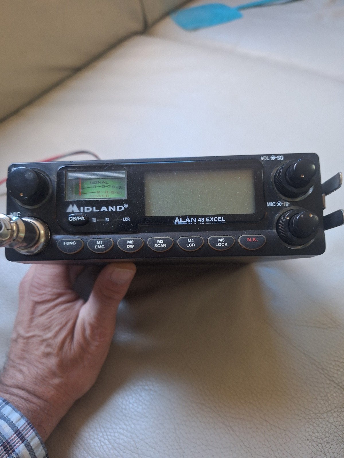 Midland Alan 48 Excel CB Transceiver - 455 Kanalen, Telecommunicatie, Ophalen of Verzenden, Gebruikt, Zender en Ontvanger