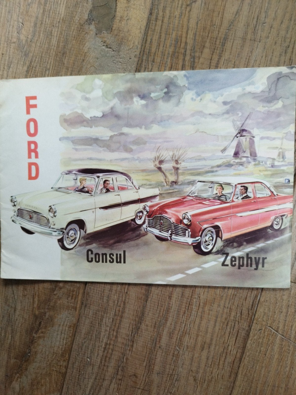 Ford Consul Zephyr brochure 1959 Nederlands 12 pagina's, Ford, Ophalen of Verzenden, Zo goed als nieuw, Ford