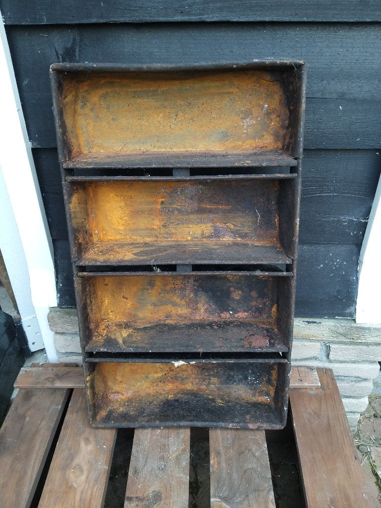 antiek groot brood blik, Ophalen of Verzenden