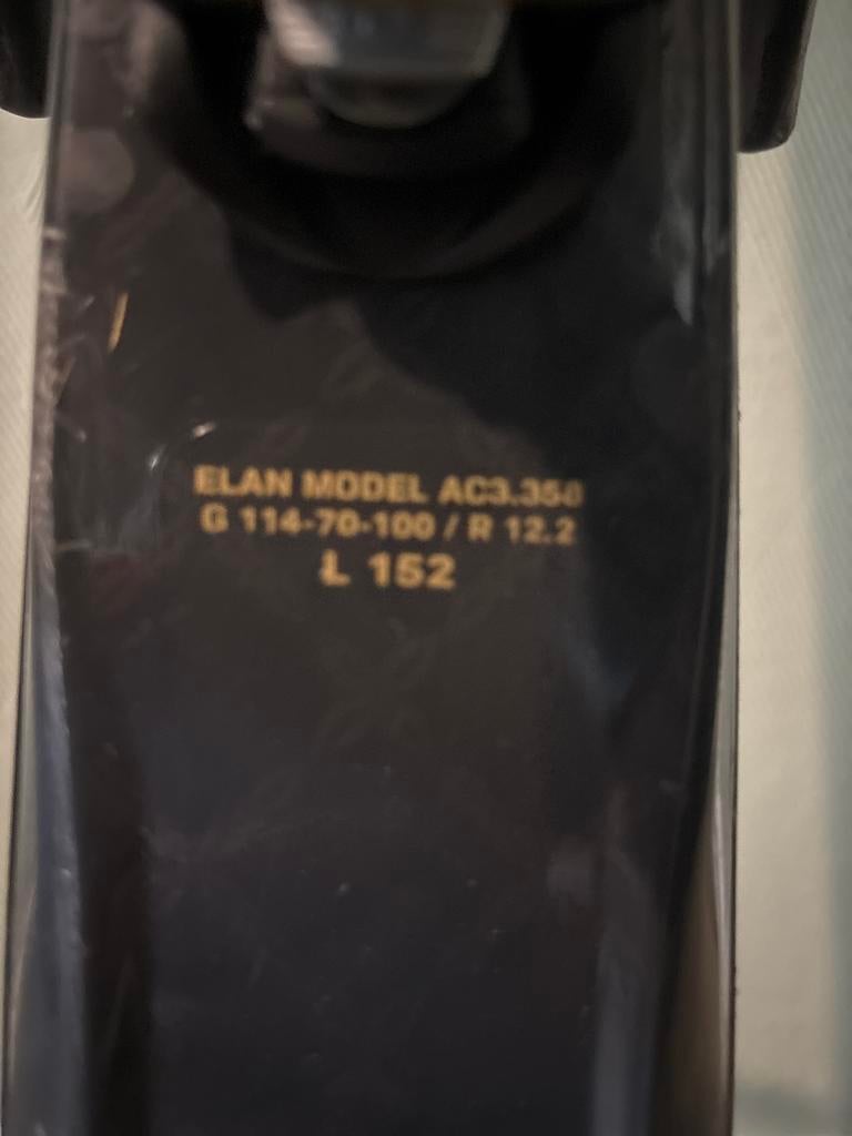 Elan Black AC3.350 Ski's - 152 cm, 140 tot 160 cm, Gebruikt, Skiën, Ski's