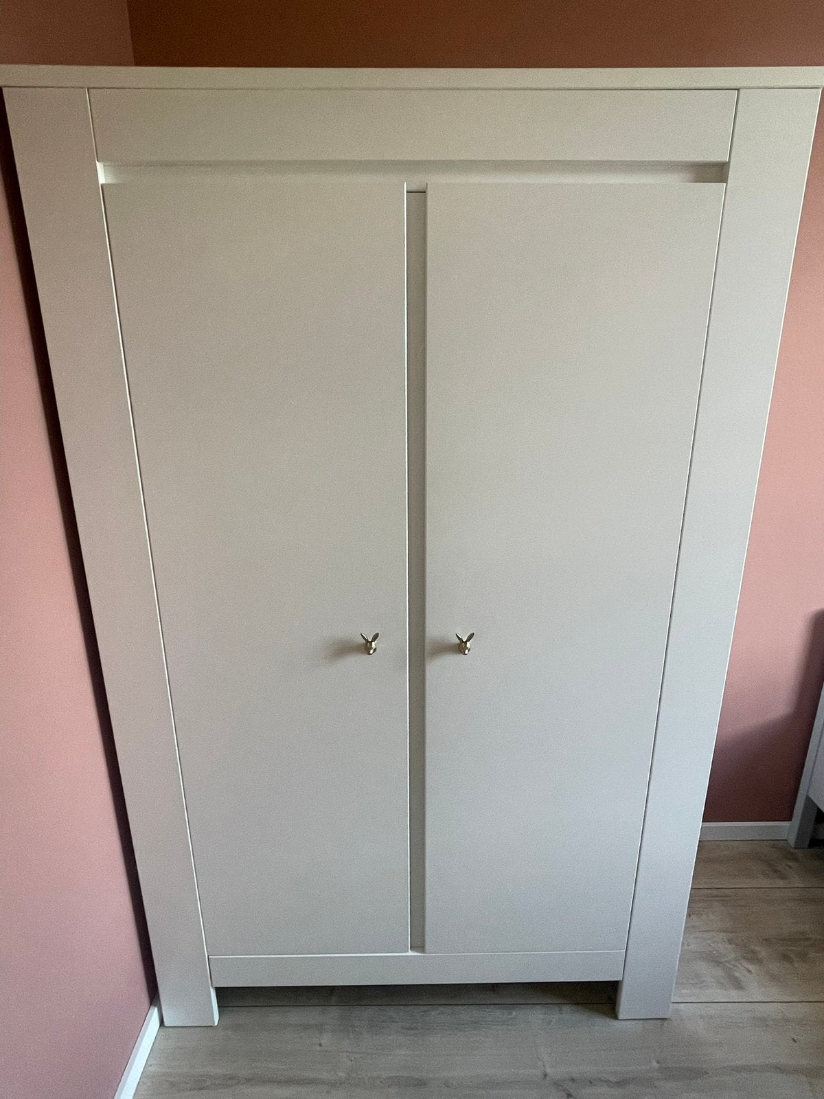 Bopita kledingkast wit kinderkast babykast messing knopjes, Ophalen, Kast, 105 cm of meer, Minder dan 50 cm