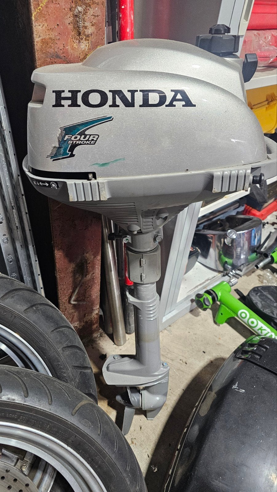Waterfiets met Honda 2.5 pk inboard motor benzine, Ophalen of Verzenden, Gebruikt