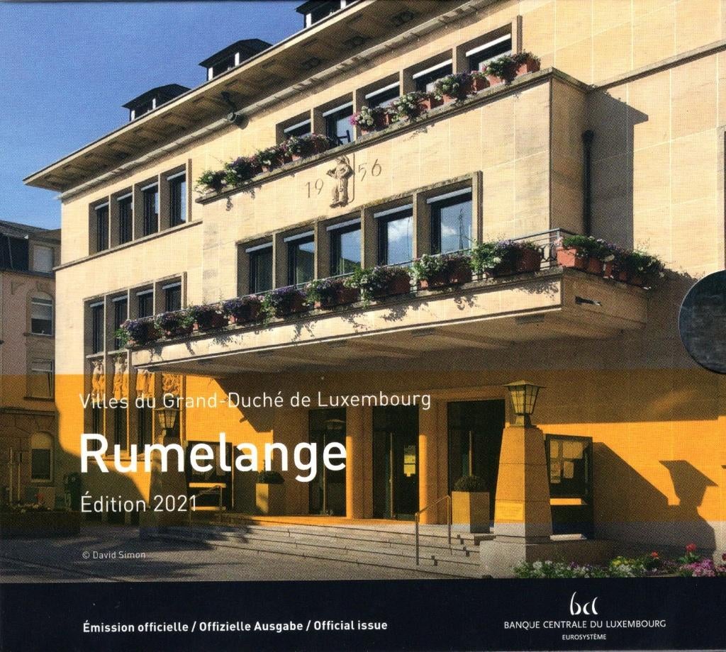 2x BU set Luxemburg 2021 - Blister Rumelange - Huwelijk+Jean, Verzenden, Luxemburg, Overige waardes, Setje