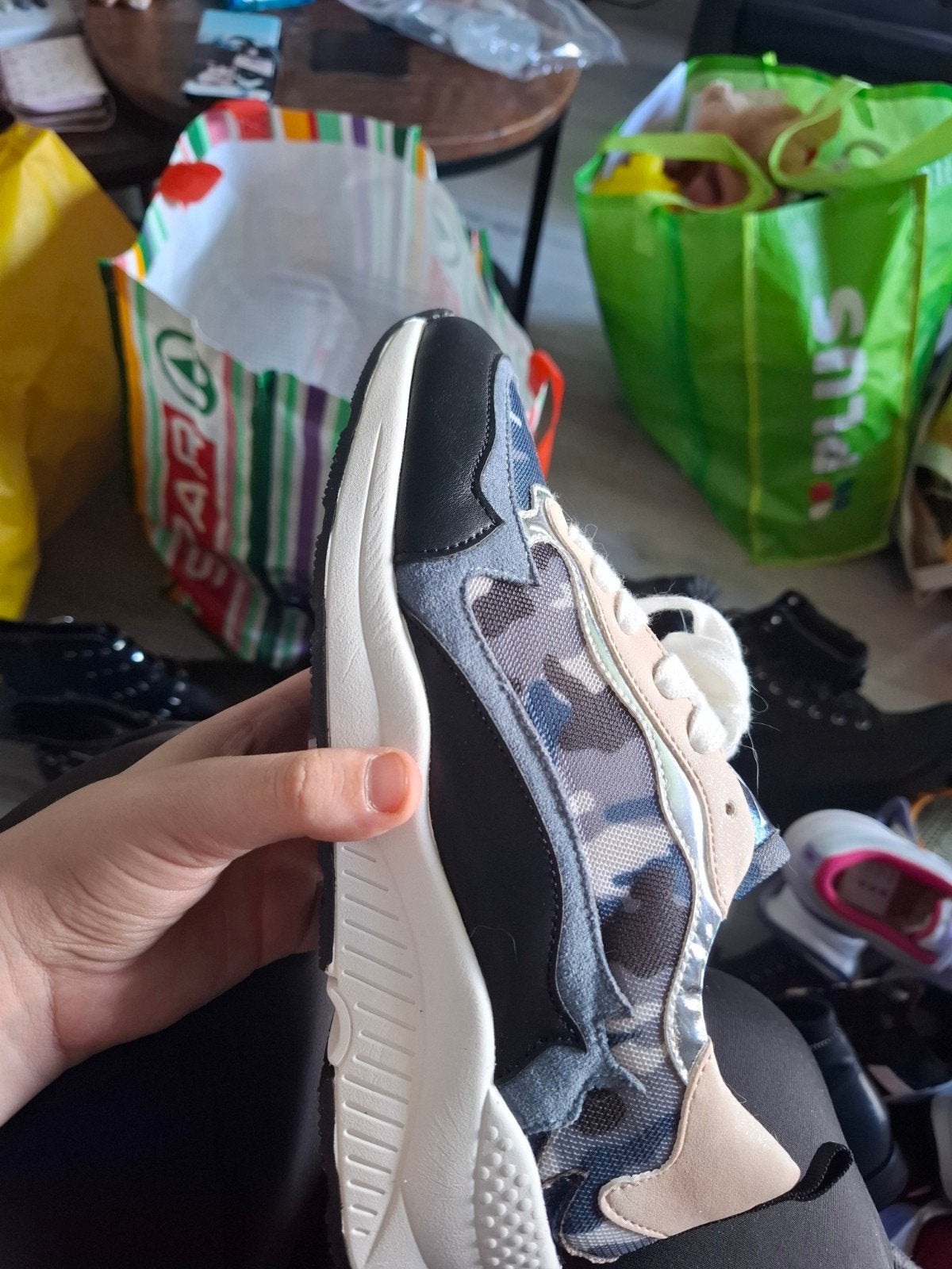 Partij van 12 paar nieuwe schoenen - maten 37, 37 1/3, 38, Ophalen, Nieuw, Zwart, Sneakers of Gympen