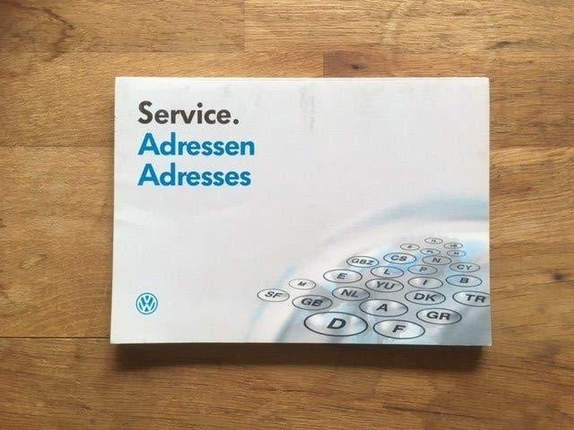 Volkswagen Service Adressen Boekje met Kaart  1991, Auto diversen, Ophalen of Verzenden