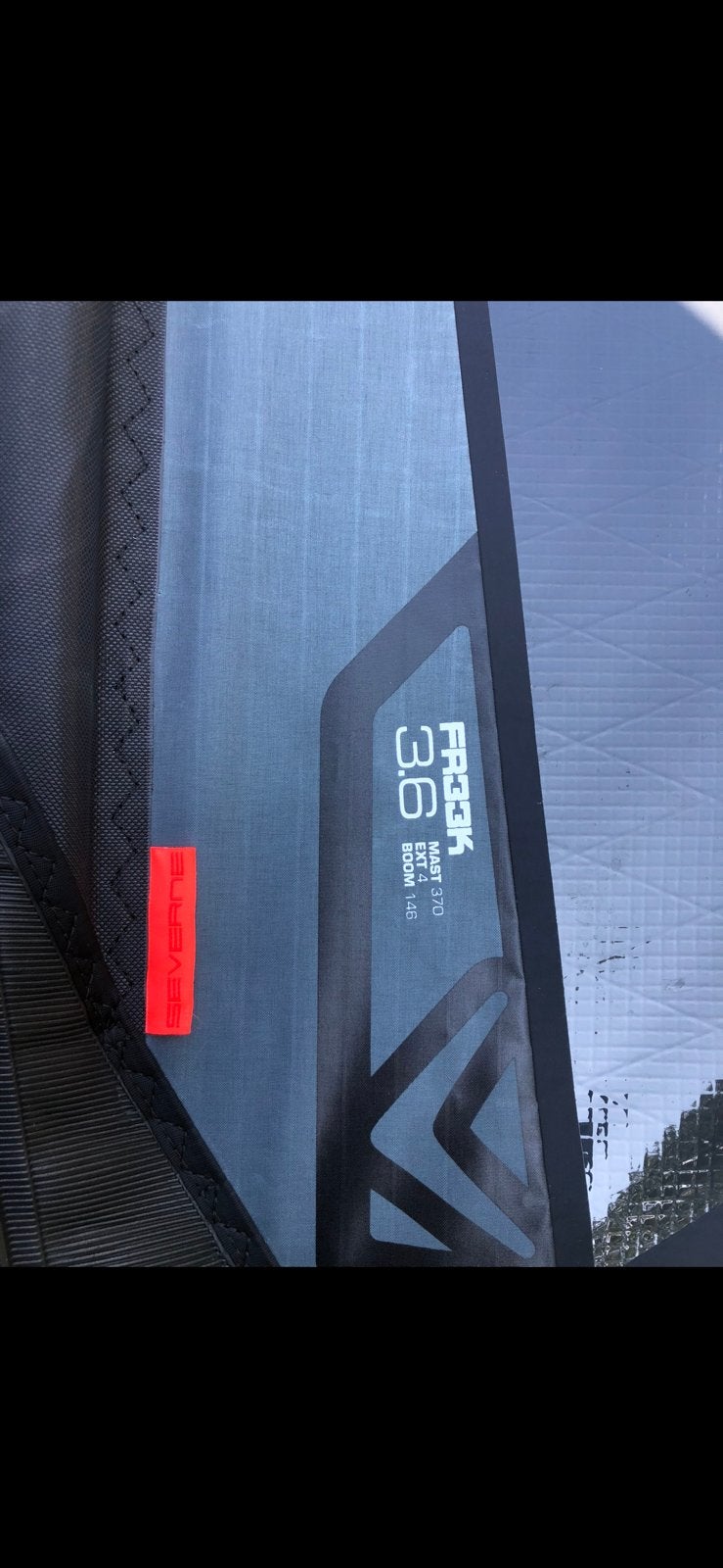 Tribal radix 118 (proto) / Severne freek en overdrive Mach2, Watersport en Boten, Ophalen, Zo goed als nieuw, Zeil