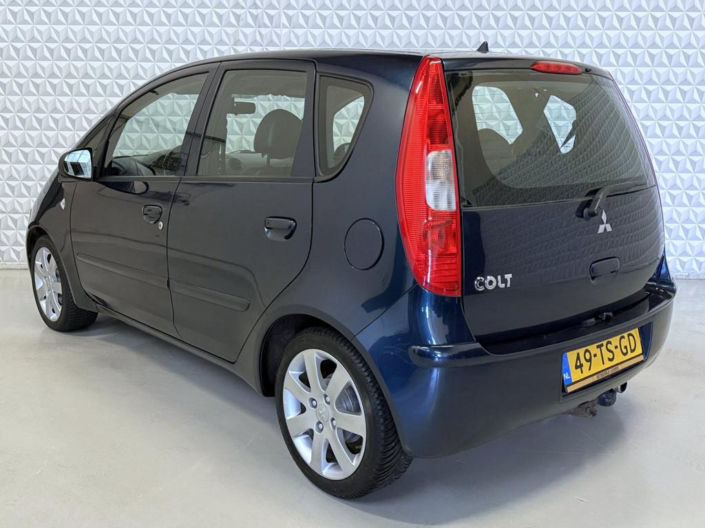 Mitsubishi Colt 1.3 5drs Instyle Airco Leder Trekhaak (2007), Gebruikt, Blauw, Colt, Handgeschakeld