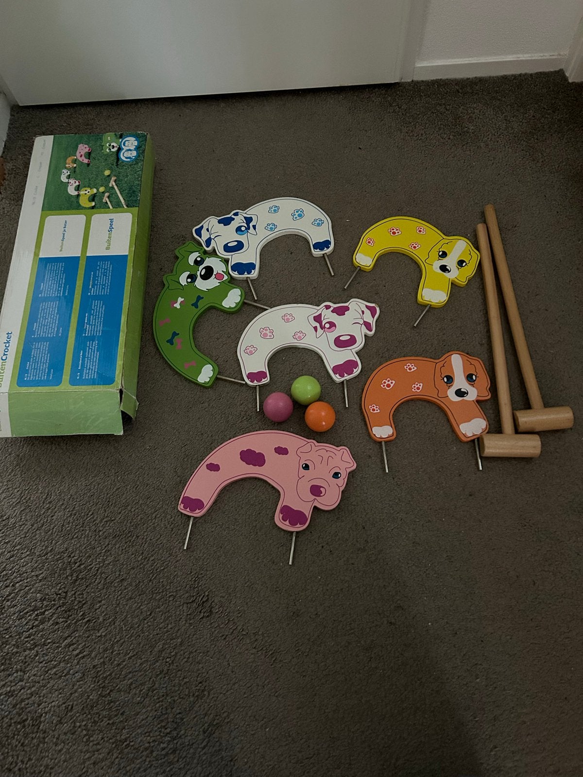 Honden Croquet Set Buitenspeelgoed, Ophalen, Gebruikt