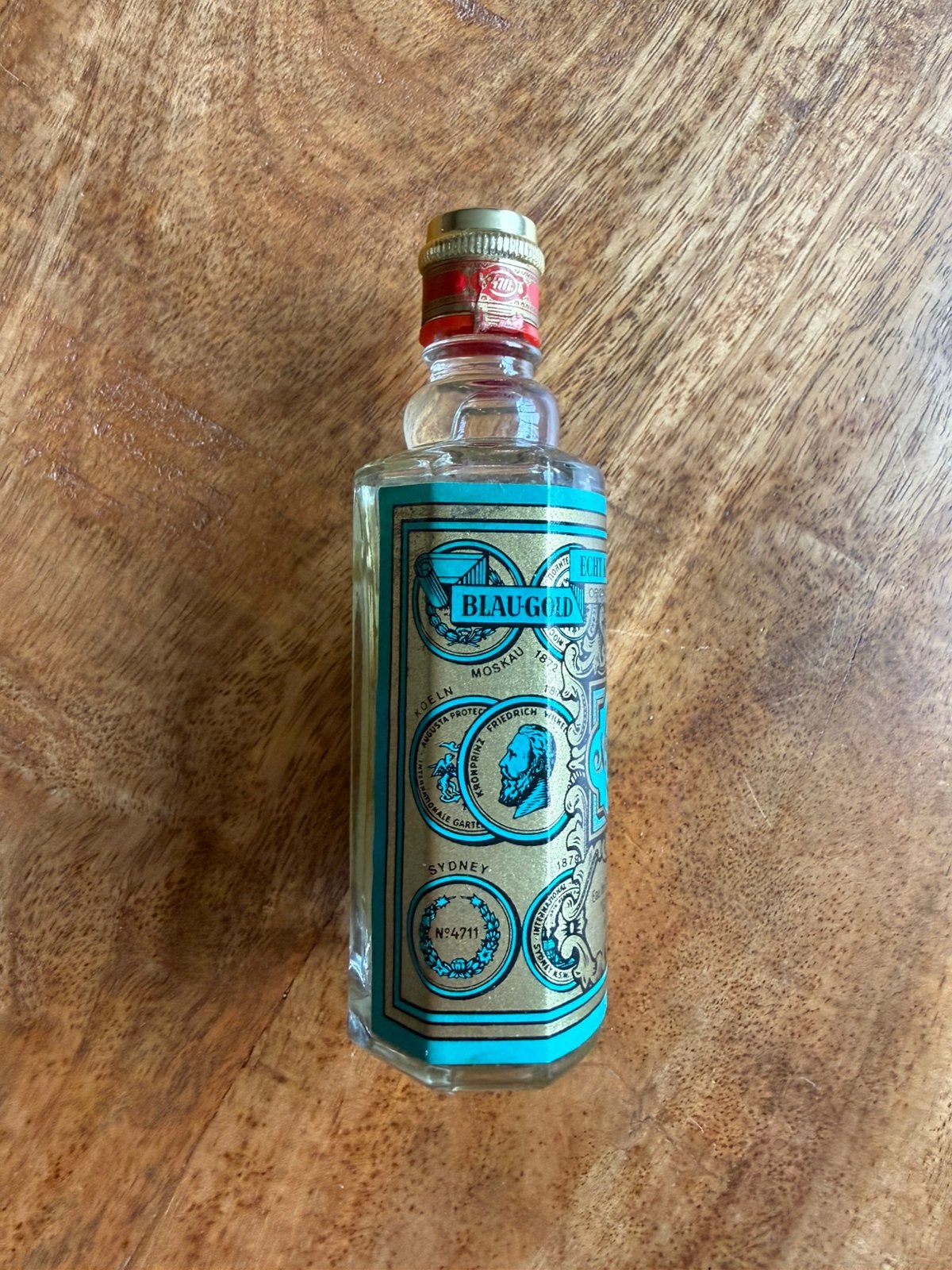 Vintage flesje eau de cologne 4711., Verzamelen, Ophalen of Verzenden, Gebruikt, Parfumfles