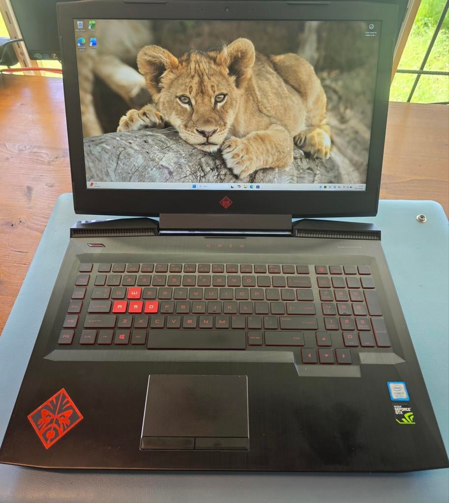 HP Omen 17 Gaming Laptop | i7-8750H | GTX 1050 Ti | 12GB RAM, Computers en Software, Windows Laptops, Met videokaart, 2 tot 3 Ghz