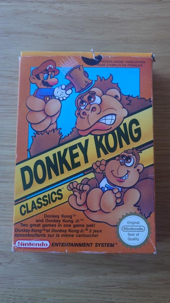 Donkey Kong Classics NES - CIB, Gebruikt, 1 speler, Ophalen of Verzenden, Vanaf 3 jaar