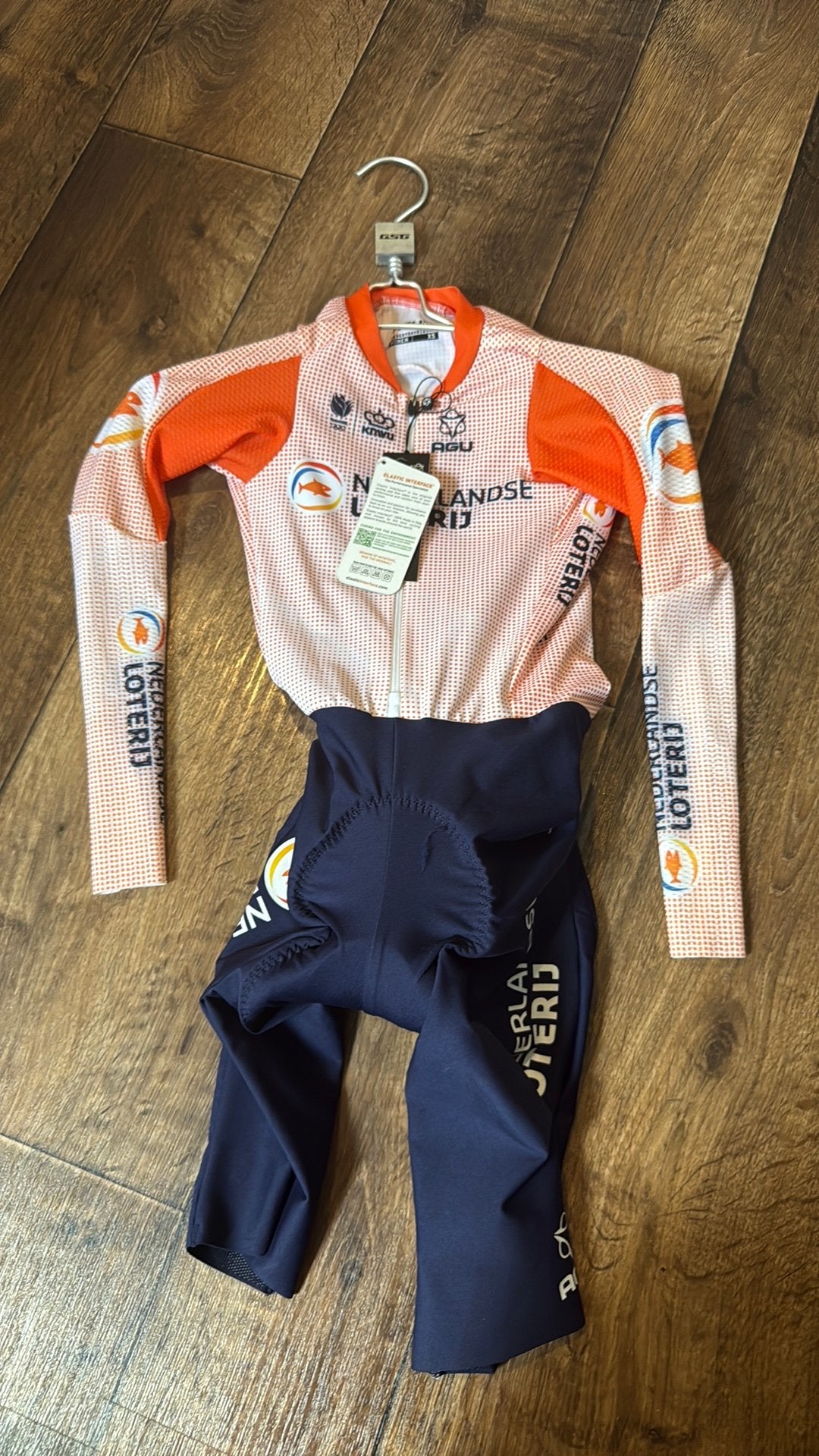 Nederlandse selectie dames aeropak maat XS, Fietsen en Brommers, Fietsaccessoires | Fietskleding, XS, N, Nieuw, Ophalen of Verzenden