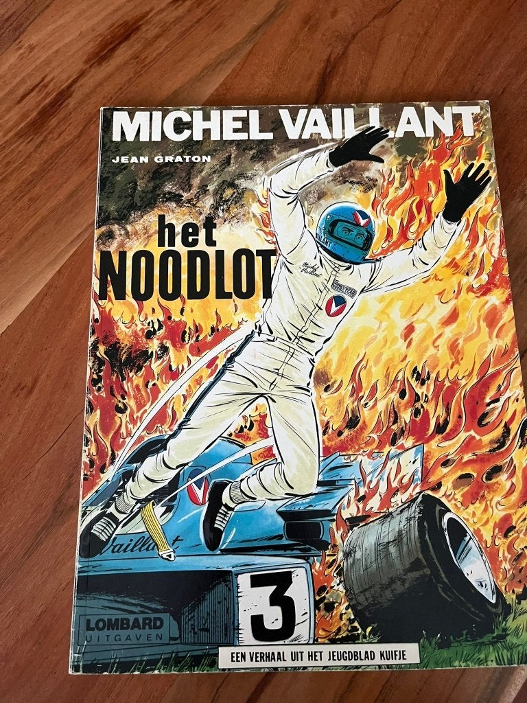 Michel Vaillant – Het Noodlot, Eén stripboek, Ophalen of Verzenden, Zo goed als nieuw