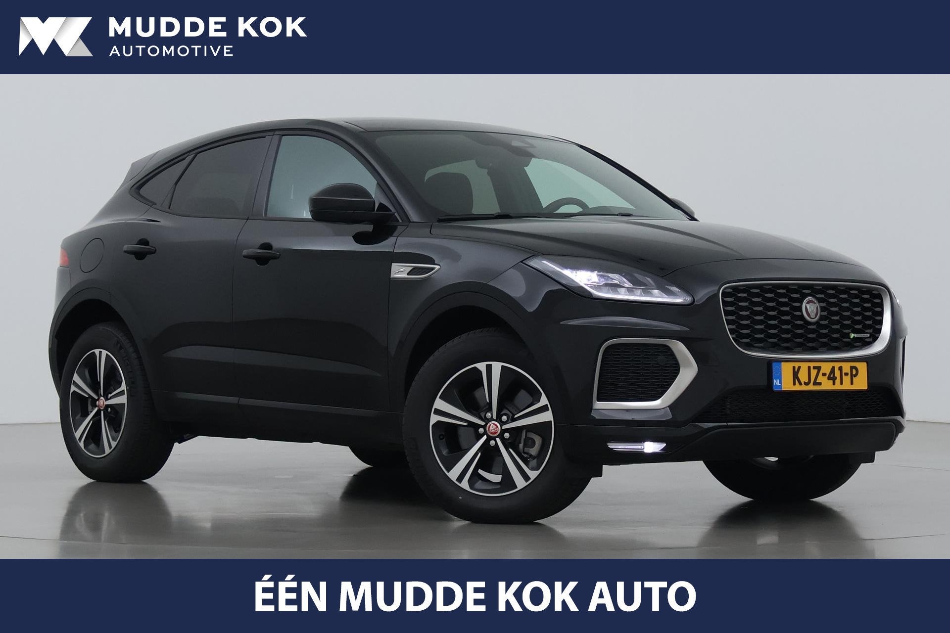Jaguar E-PACE P300e R-Dynamic S | NIEUW | ACC | Panoramadak, Auto's, Automaat, 309 pk, Euro 6, Zwart