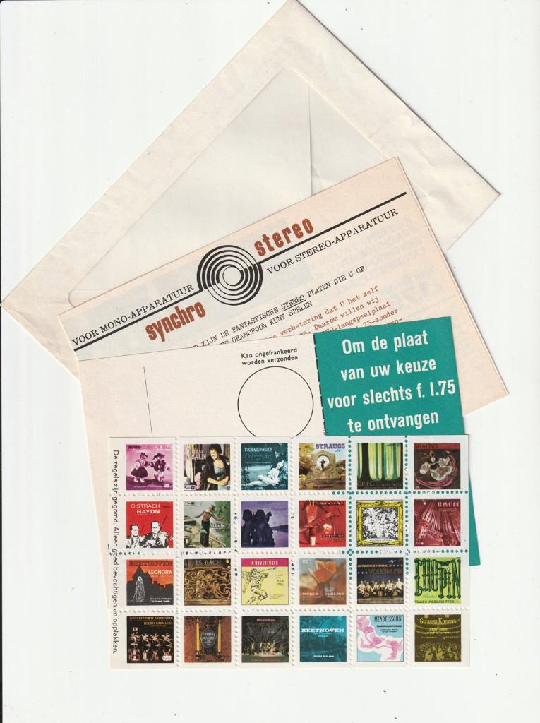 Zegels klassieke platen folder muzikale meesterwerken, Verzamelen, Merken en Reclamevoorwerpen, Gebruikt, Overige typen, Verzenden