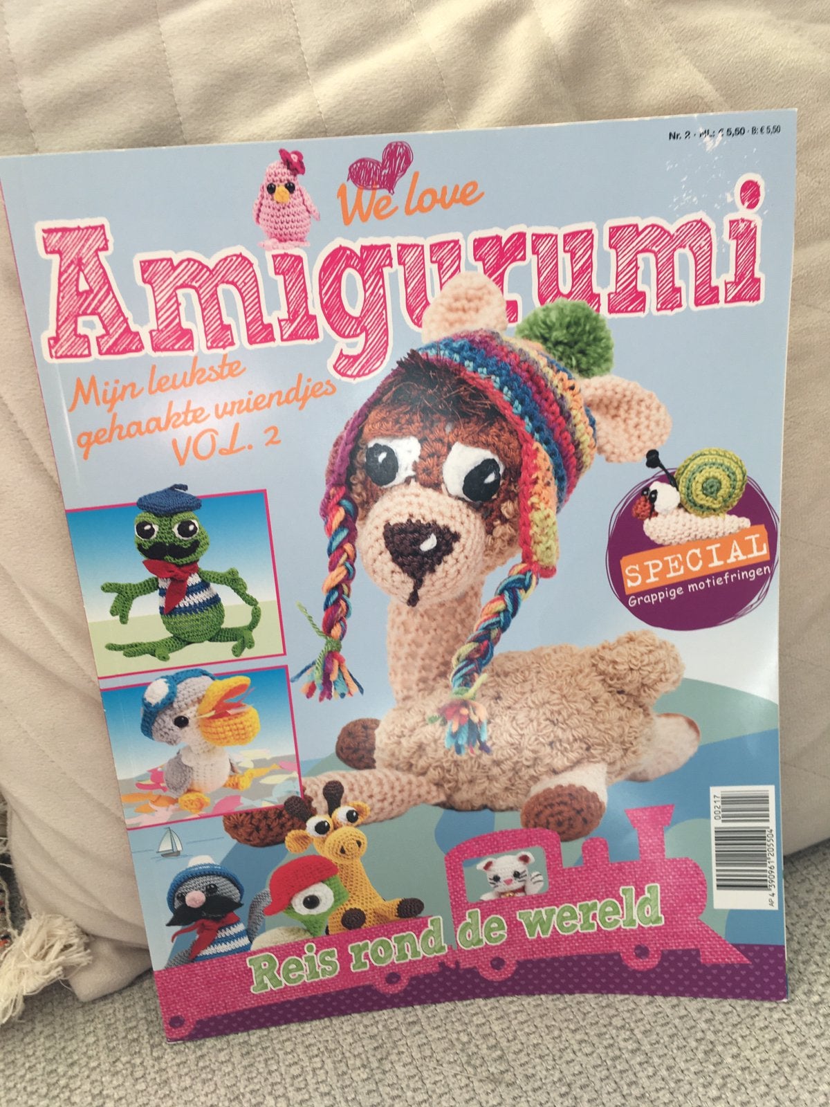 Amigrumi Magazine NR 2 als Nieuw., Zo goed als nieuw, Haken, Patroon of Boek