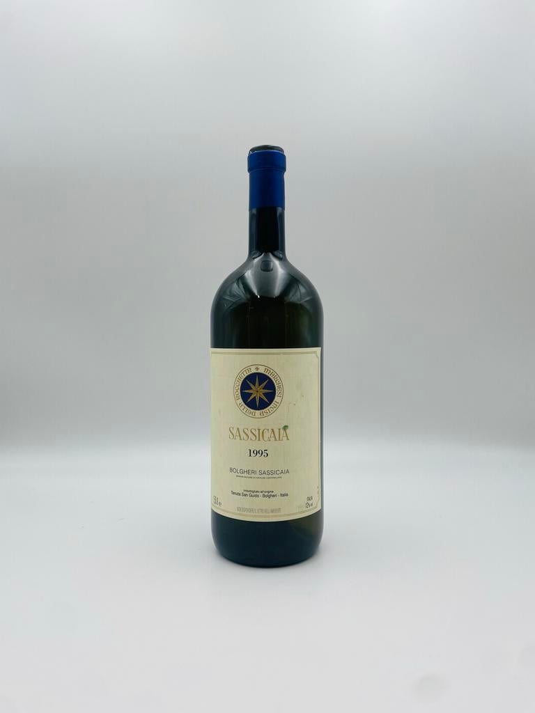 Sassicaia 1995 1,5L Lege Fles - Collectors Item, Ophalen of Verzenden, Zo goed als nieuw, Italië, Rode wijn